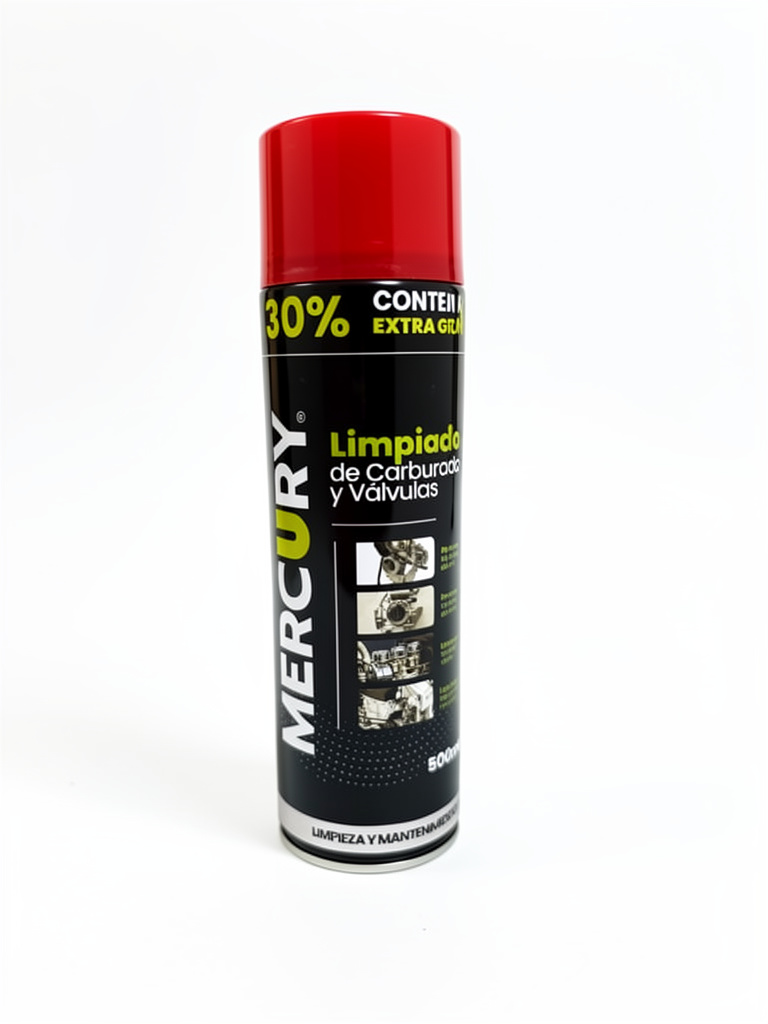 Limpiador de Carburador y válvulas Mercury 500ml