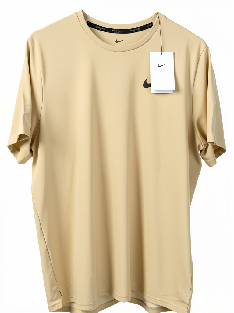 Camisa Nike Caballero Blanca y Beige