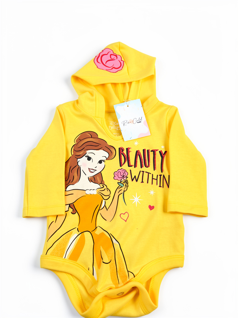 Body Amrillo de bella Niña Disney