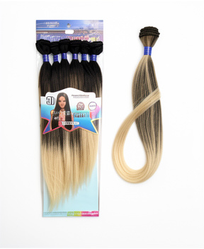 extenciones organicas x6 largo 22" 24" 26" negro rubio  3t1b/27613