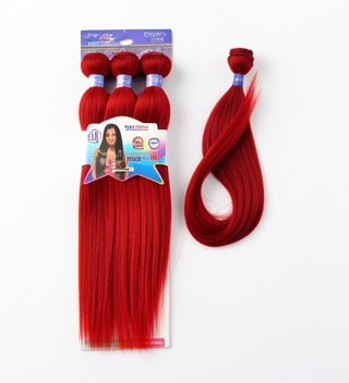extenciones organicas x6 largo 22" 24" 26"bug/red