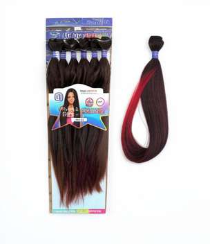 extenciones organicas x6 largo 22" 24" 26" color t1b/530