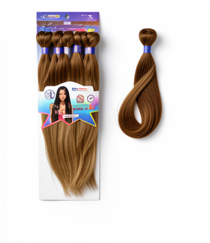 extenciones organicas x6 largo 22" 24" 26" color t1b/27