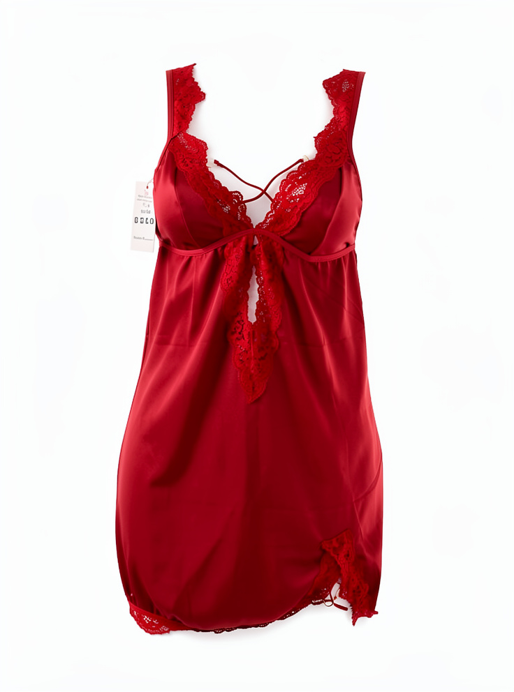 PIJAMA VINO TIRANTE TALLA M