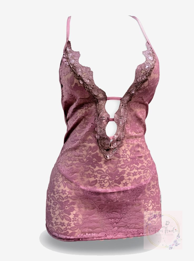BABY DOLL ROJO ROSA TALLA M
