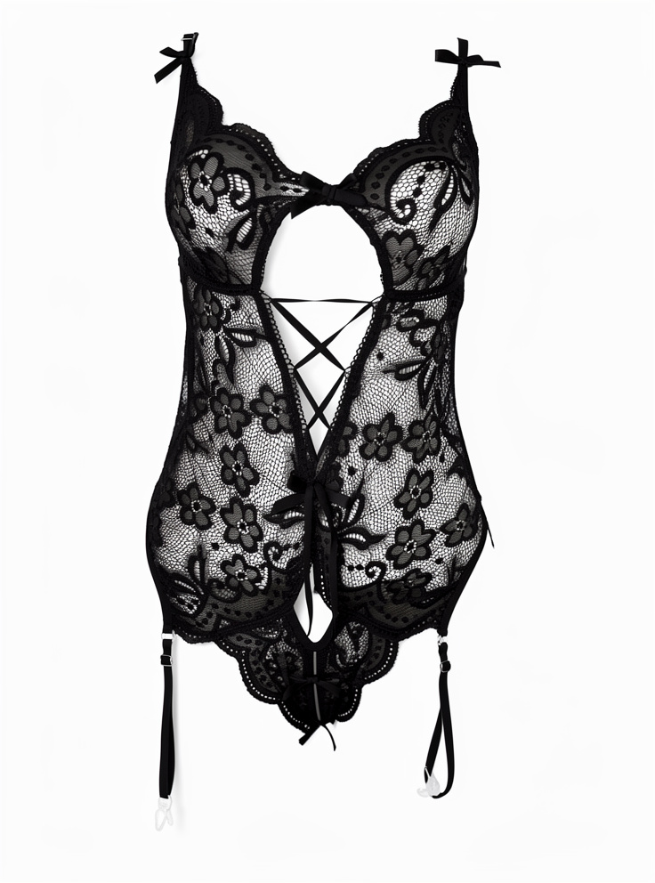 BODY ENCAJE NEGRO TALLA L
