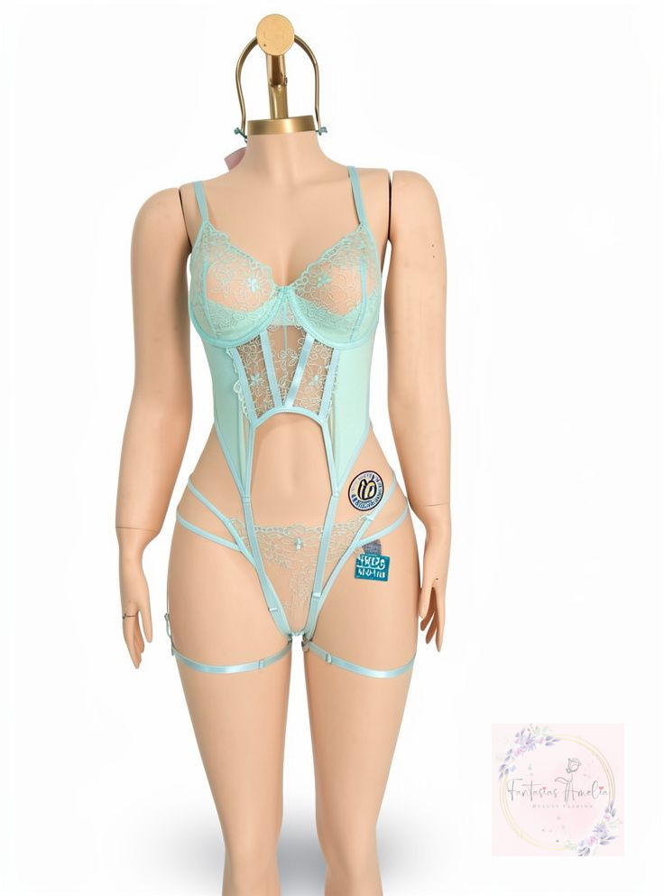 BODY MENTA ENCAJE TALLA L