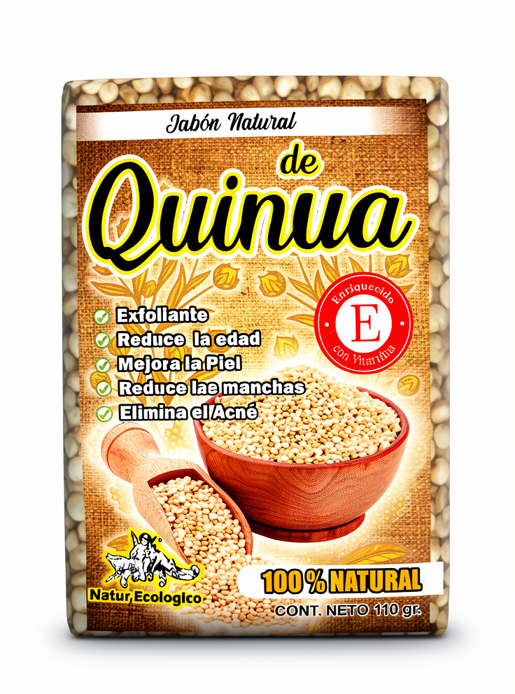 Jabón de QUINUA + Vitamina E - 110 gr.