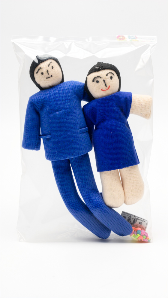 Muñeco para amarre Traje Azul