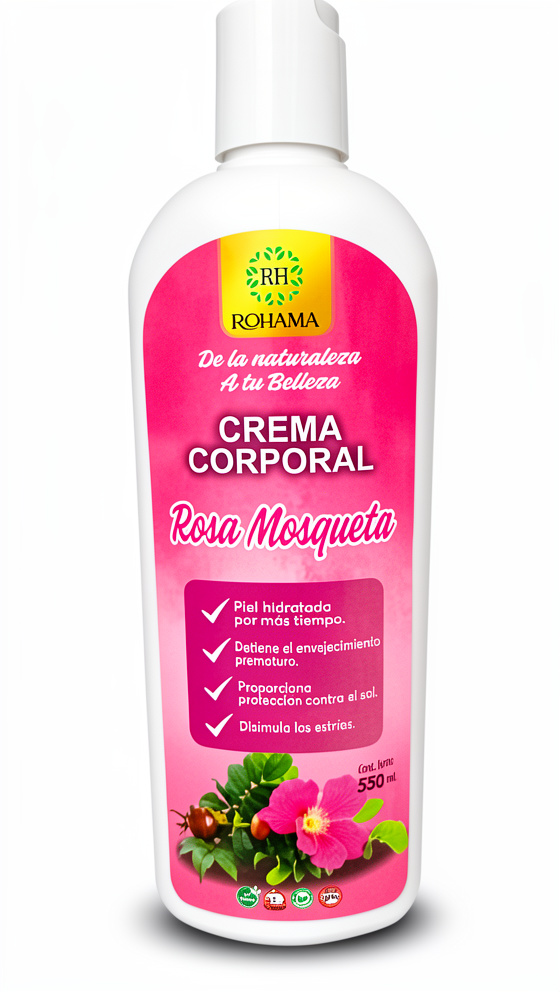 Crema Corporal - Rosa  Mosqueta 550 ml.