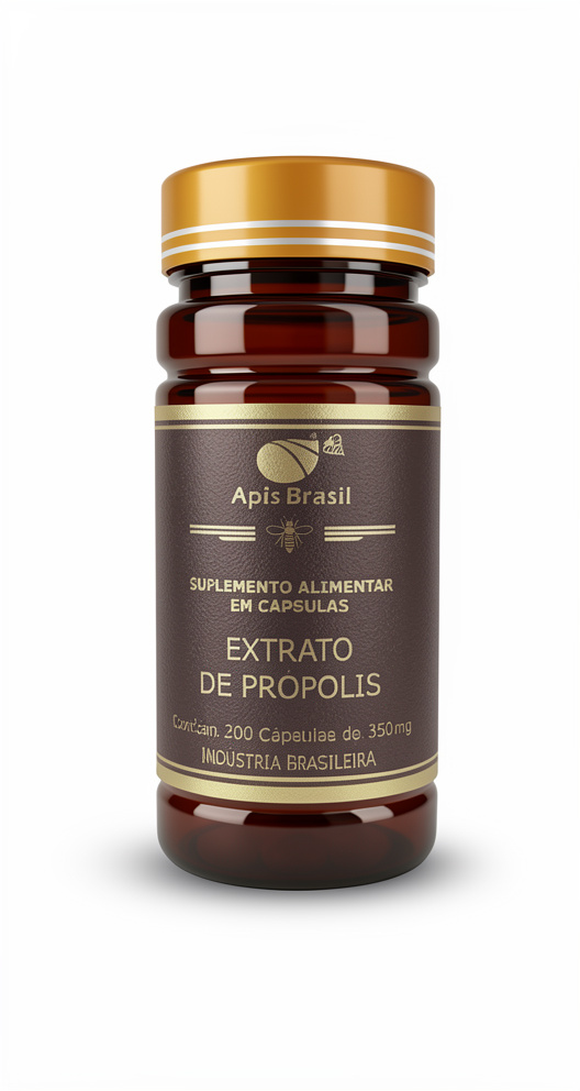 EXTRATO DE PROPOLIS - 200 cap. 350 mg.