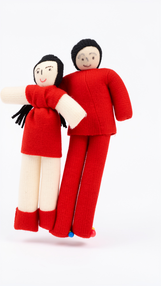 Muñeco para amarre Traje Rojo