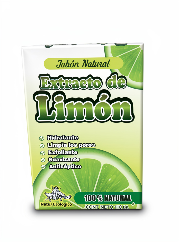 Jabón natur ecológico Extracto de LIMON .. 17 UNIDADES