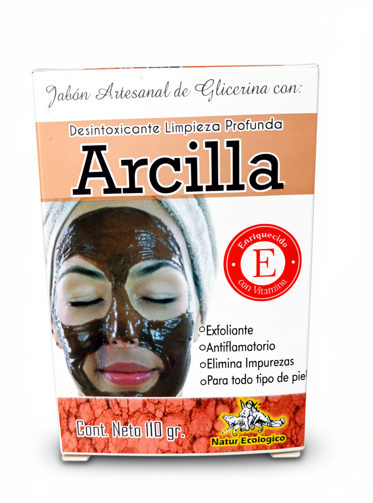 Jabón de ARCILLA + Vitamina E - 110 gr.