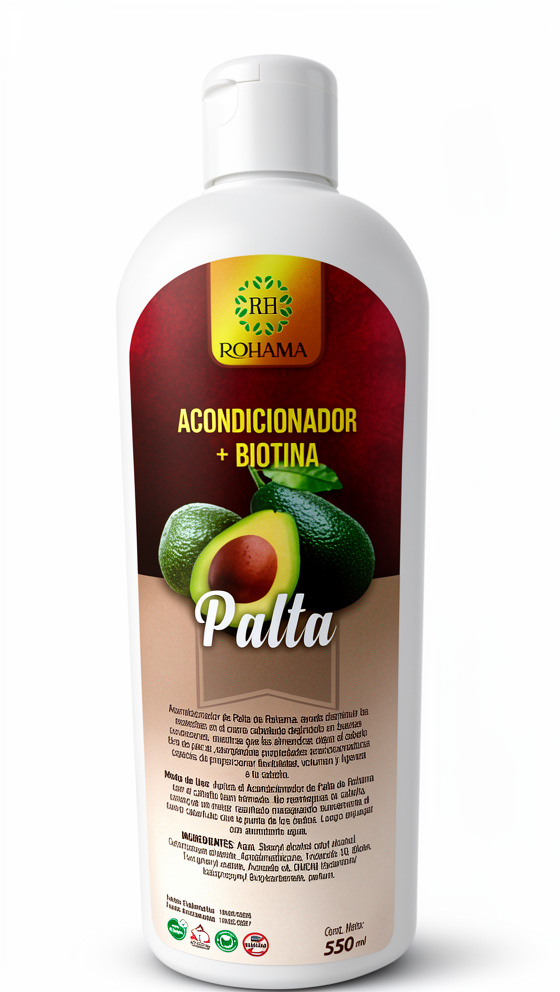 Acondicionador + Biotina - Palta 550 ml.