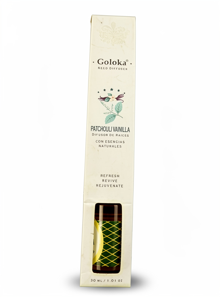 Difusor de Raíces Goloka - Patchouli Vainilla.