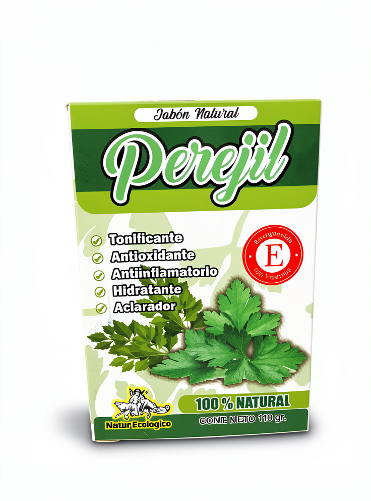 Jabón de PEREJIL + Vitamina E - 110 gr.