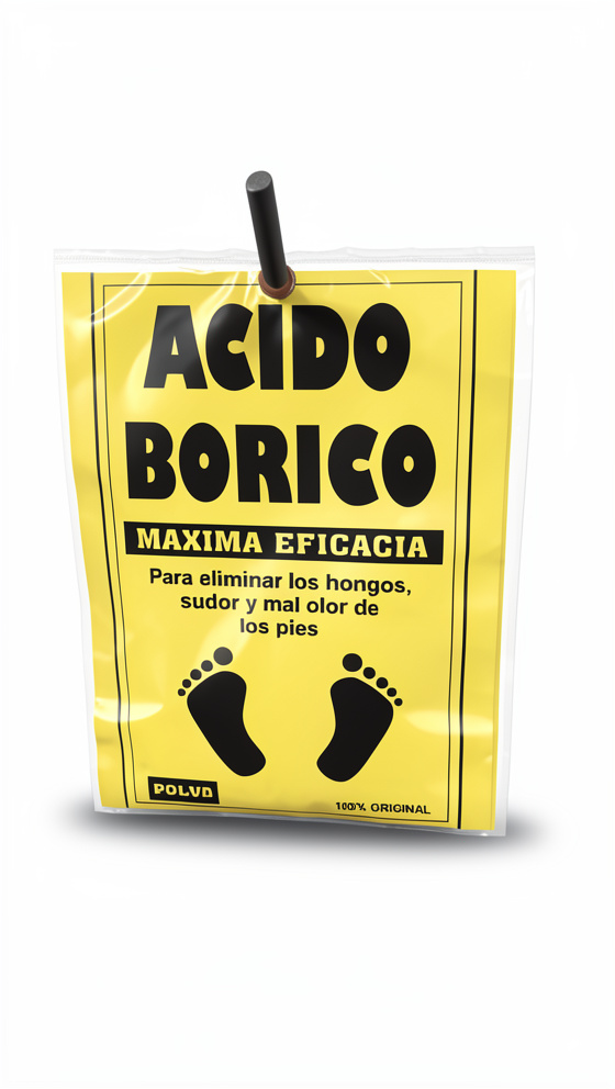 Acido Borico Pequeño - Polvo