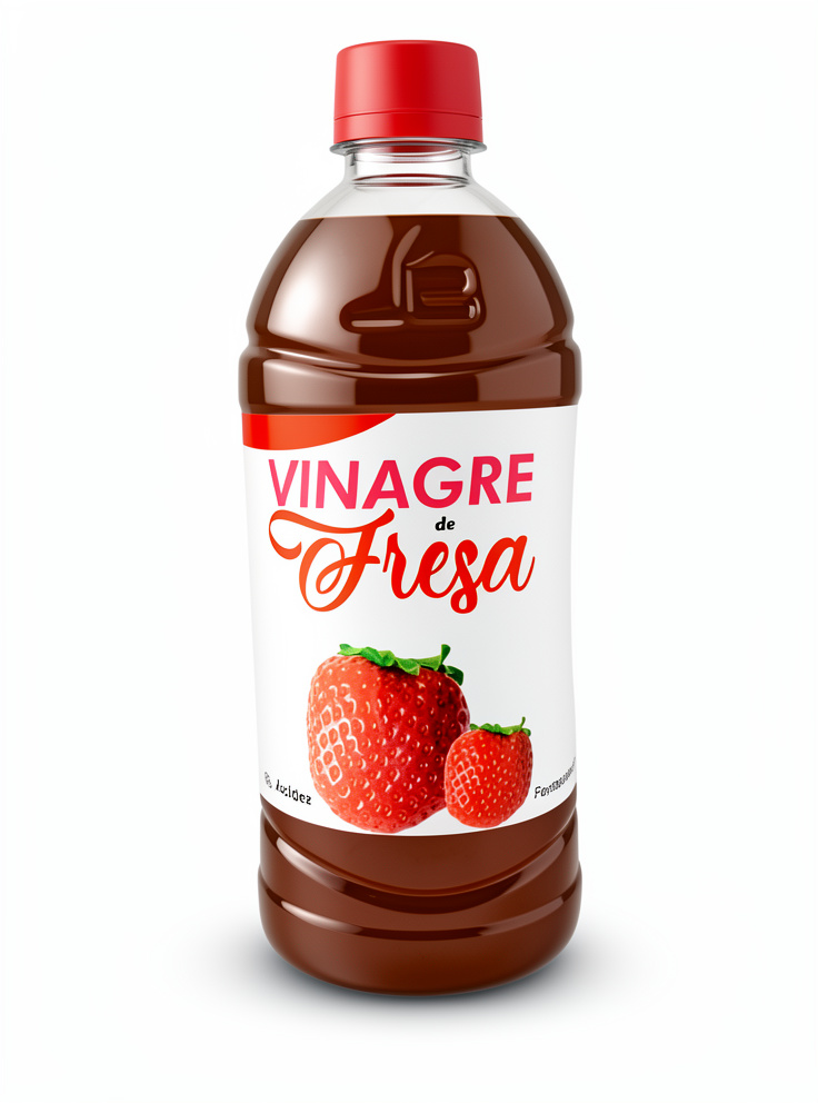 Vinagre de Fresa - 1 Litro