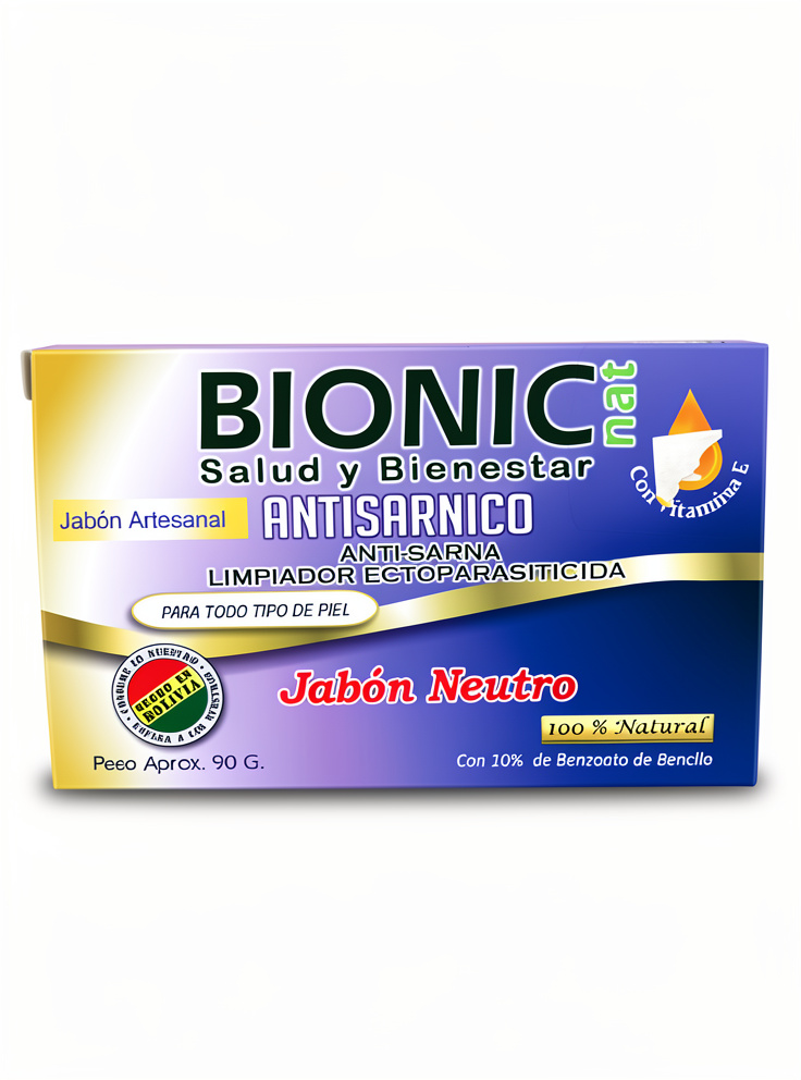 Jabón Bionic ANTISARNICO + Vitamina E