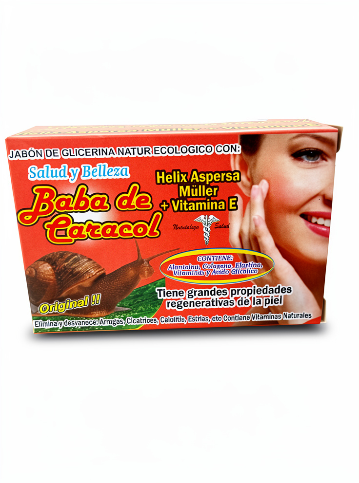 Jabón de BABA DE CARACOL + Vitamina E - 110 gr.