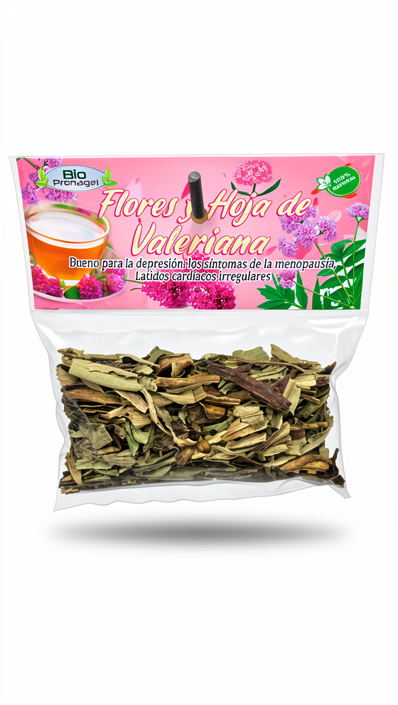 Flor y Hoja  de Valeriana - Hierba en Sobre