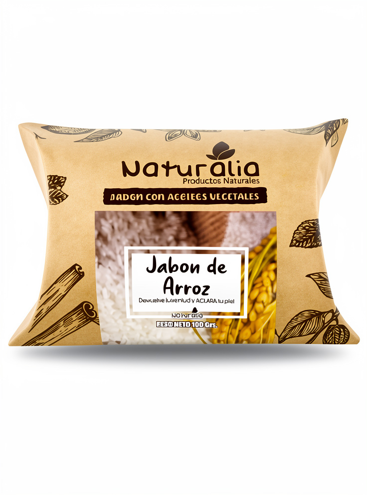 Jabón de Arroz - 100 gr.