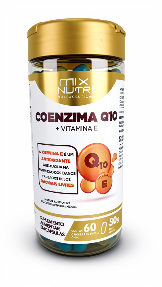 Coenzima Q10 + Vitamina E - 60 cap.