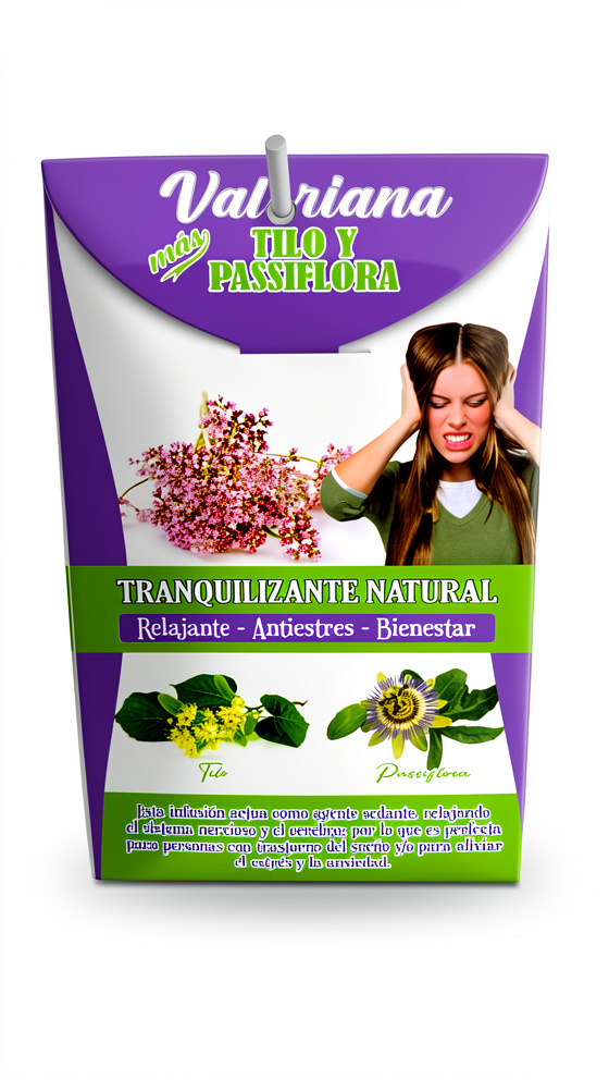 Valeriana y Passiflora - Hierba en Sobre