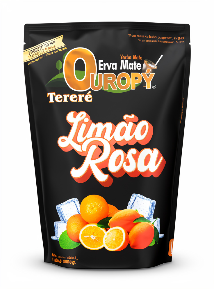 Erva Mate Ouropy - LIMON ROSA - 500 gr. 1UNIDAD