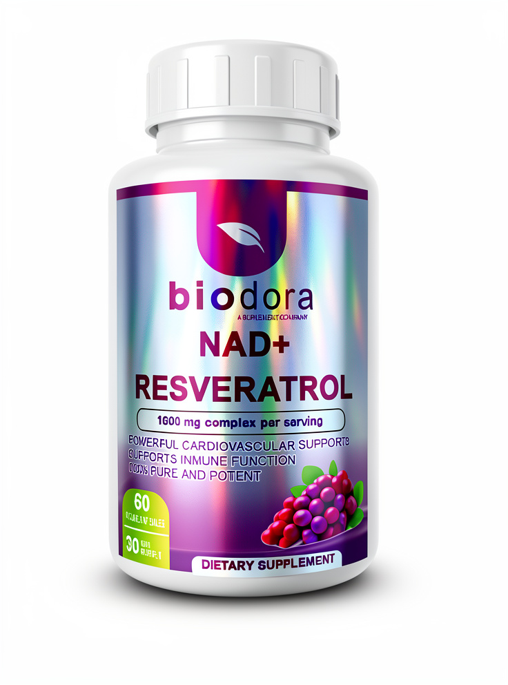 Nad + Rescveratrol - biodora - 60 cap.