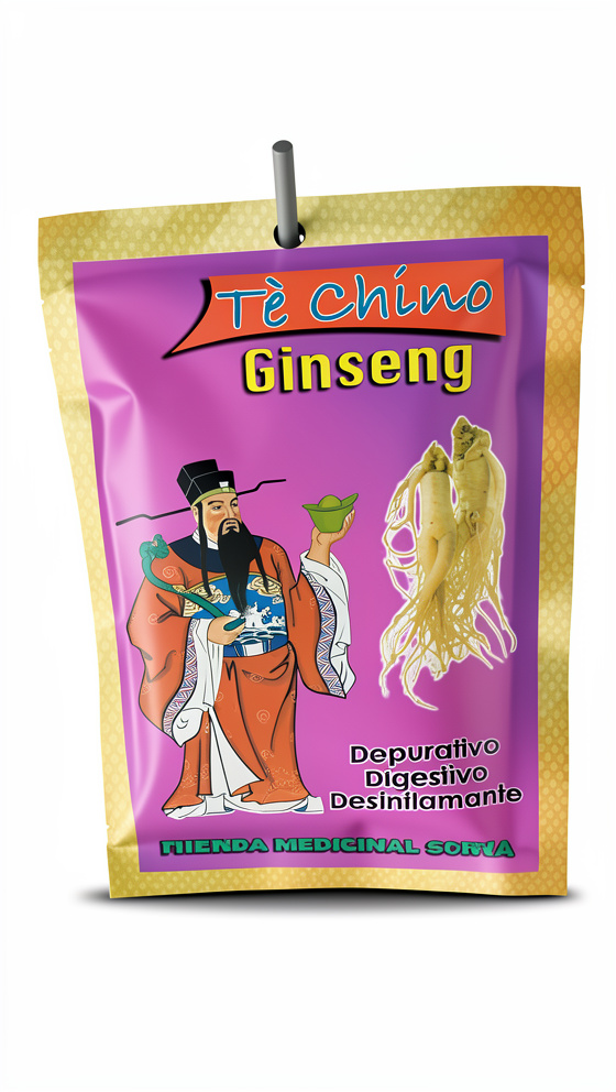 Te Chino de Ginseng - Hierba en Sobre