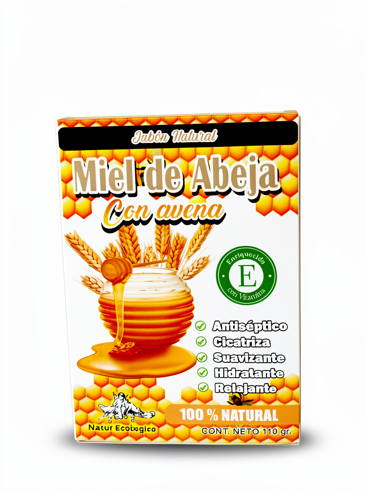 Jabón de MIEL DE ABEJA + Vitamina E - 110 gr.