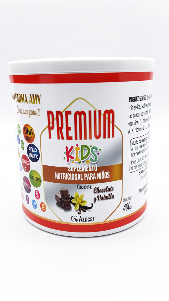Colágeno Kids Premium - Sabor Chocolate - 400gr - Rohama