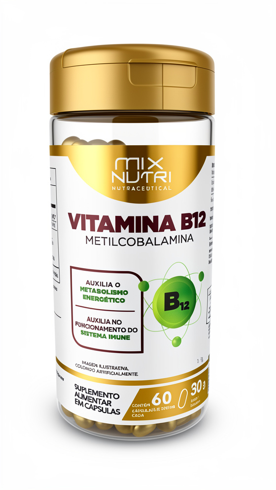 Vitamina B12 con Metilcobalamina - 60 cap.