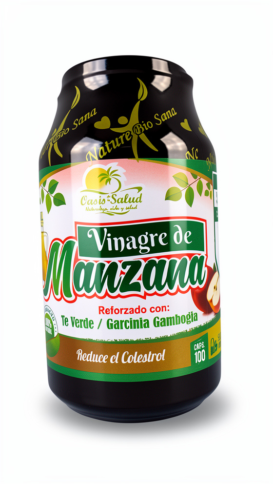 Vinagre de Manzana - 100 cap.