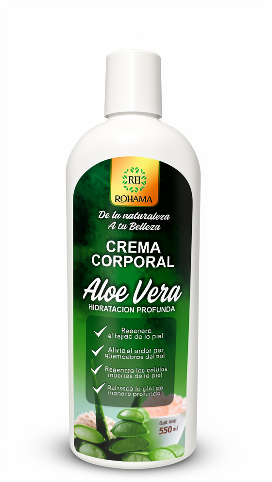 Crema Corporal - Aloe Vera 550 ml.