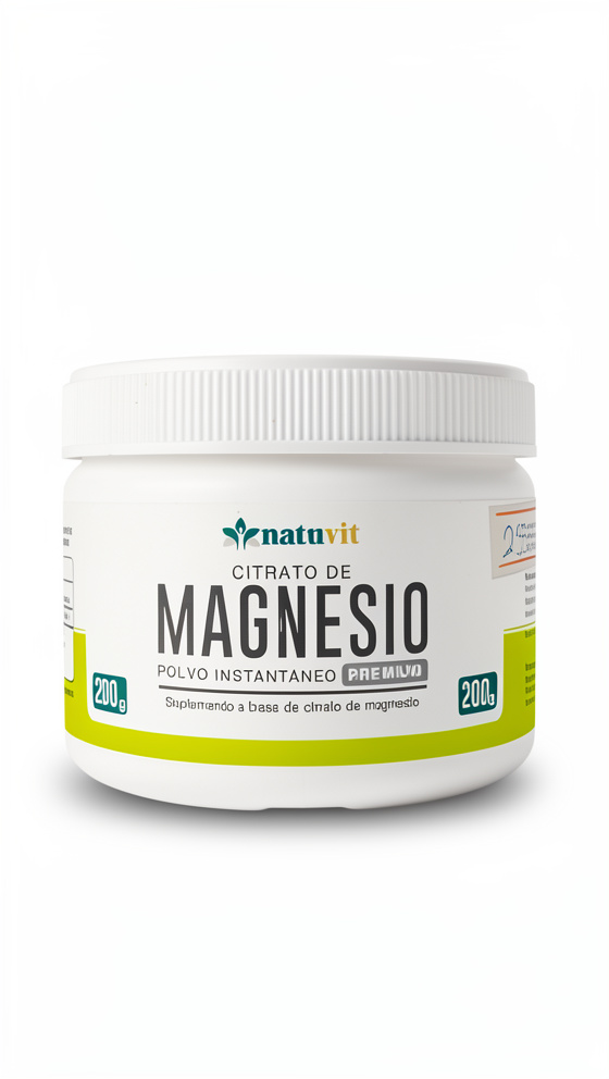 Citrato de Magnesio en Polvo - 200 gr.
