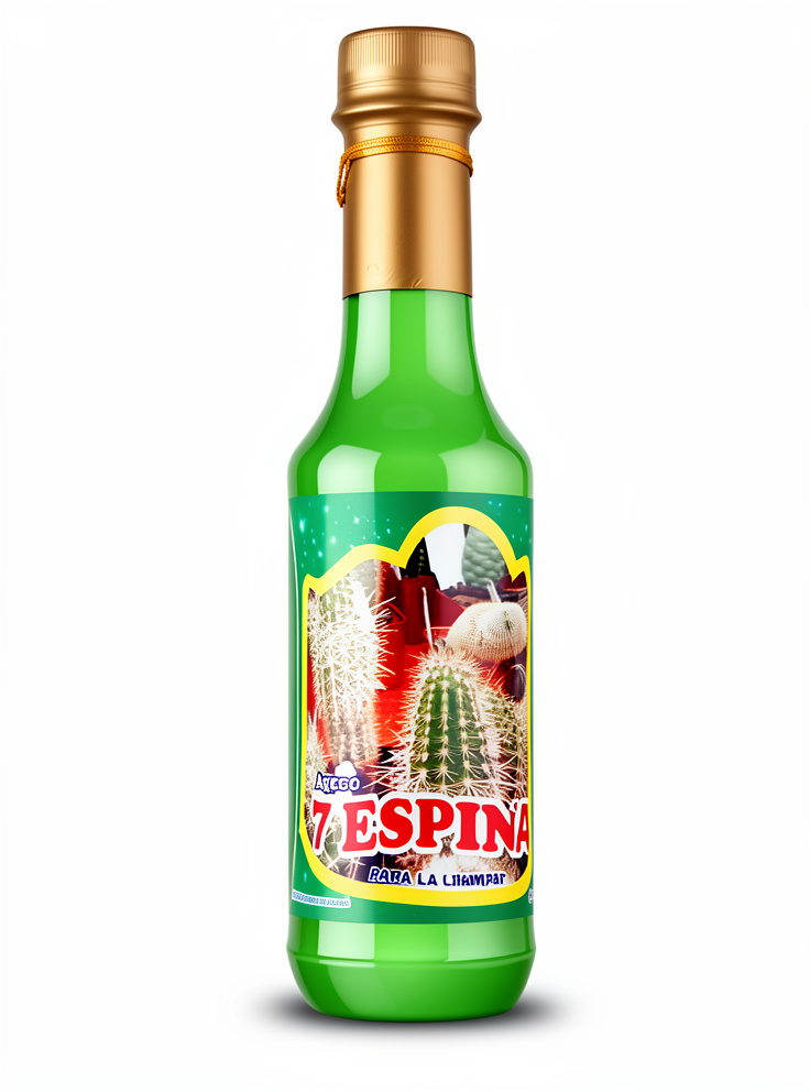 Agua de champar de 1/2 LT. 7 Espinas.