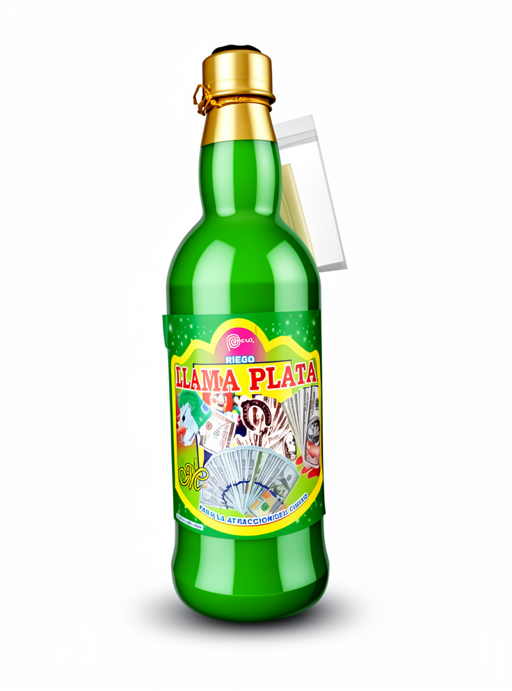 Agua de champar de 1LT. Llama Plata