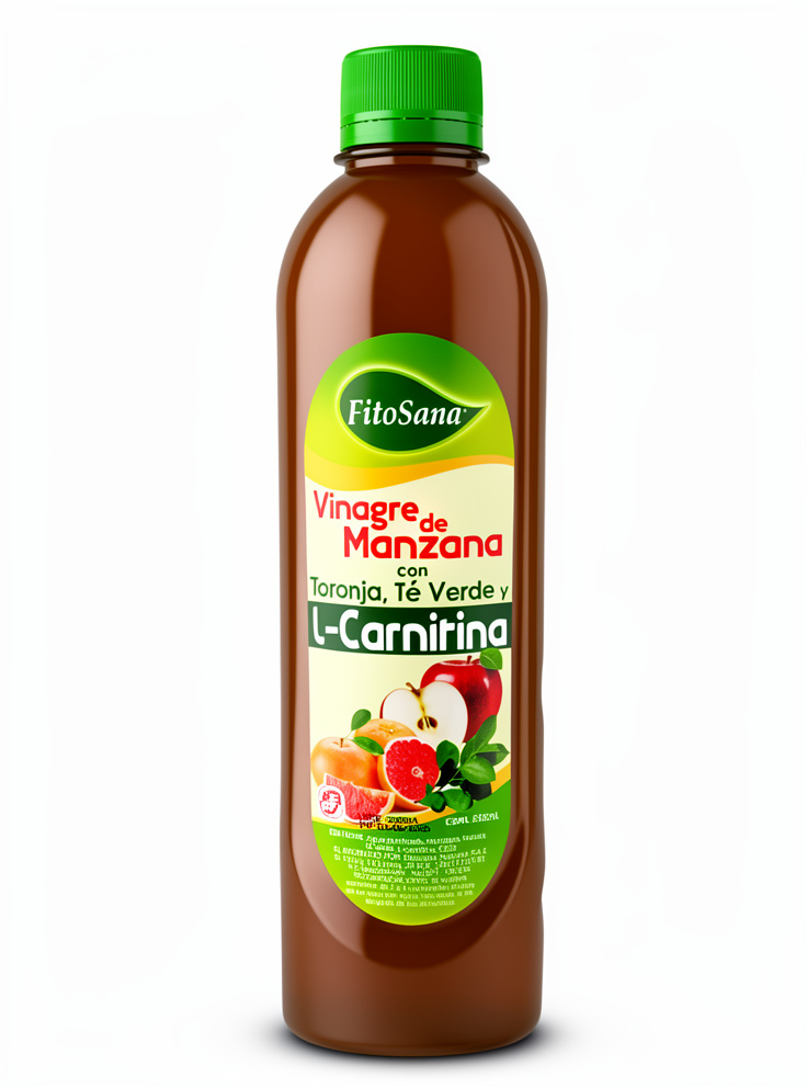 Vinagre de Manzana + Toronja + Te Verde y L-Carnitina