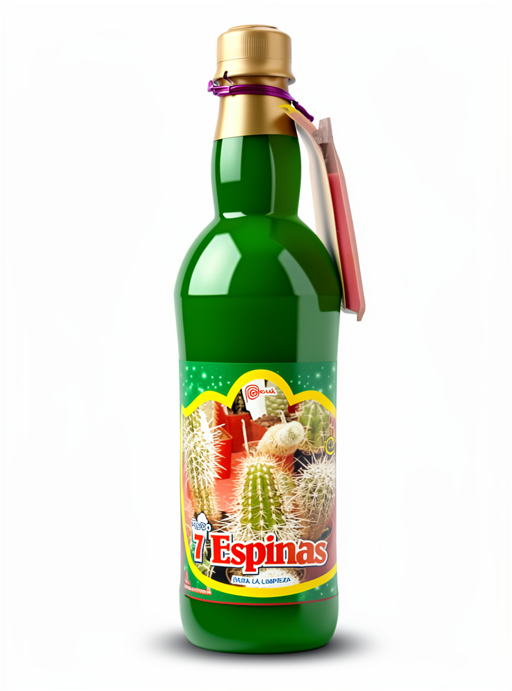 Agua de champar de 1LT. 7 Espinas.