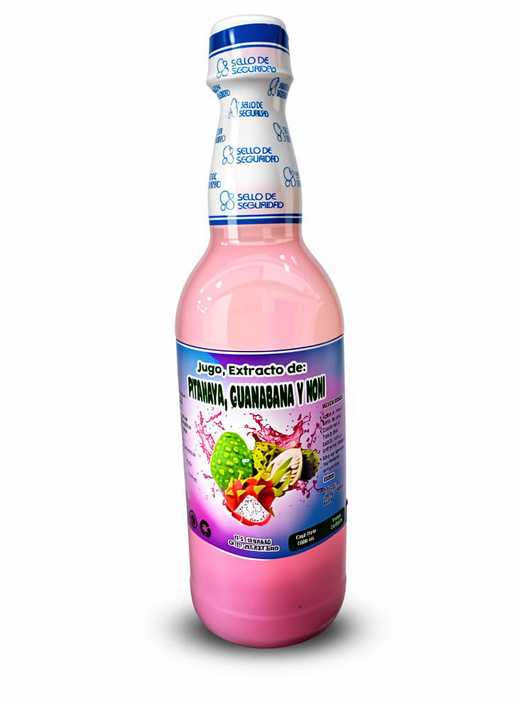 Jugo, Extracto de: PITAHAYA, GUANABANA Y NONI