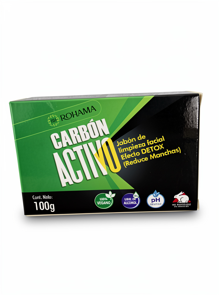 Jabón de CARBÓN ACTIVO - 100 gr.