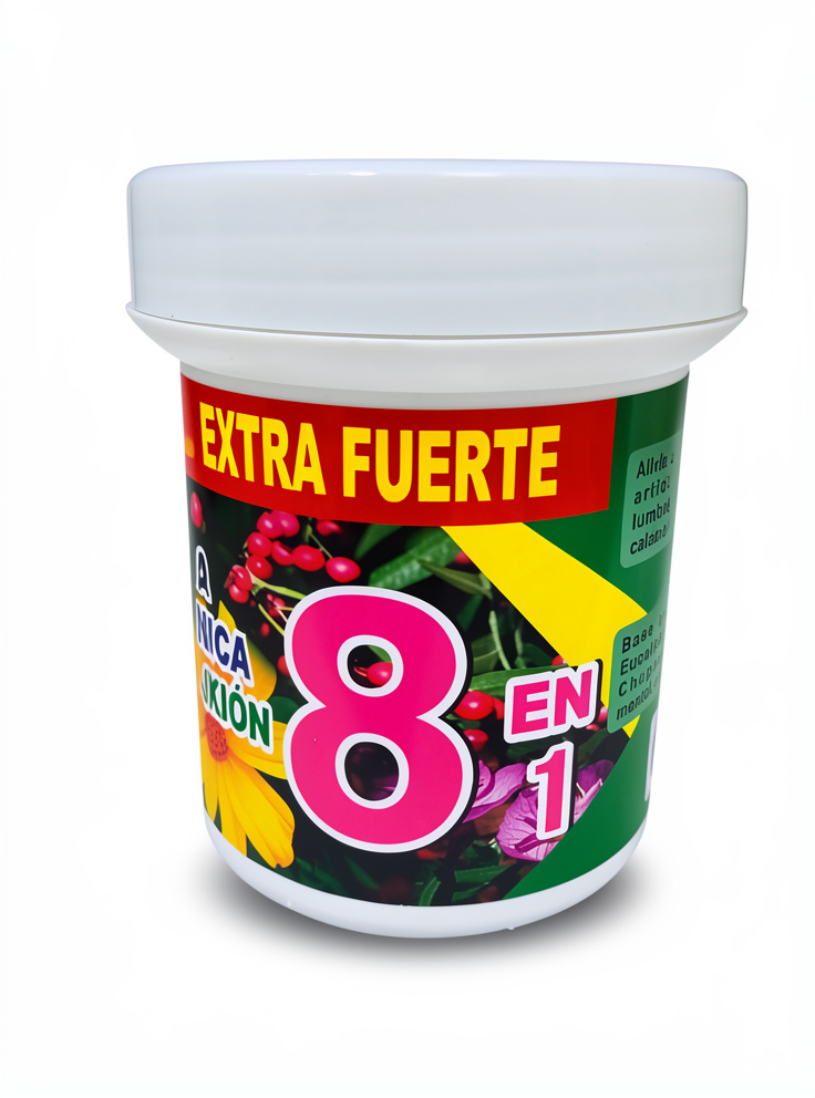 8 en 1 Molle - Ruda - Ortiga - Arnica - Eucalipto - Kion - Romero - Coca - Ungüento - POR MAYOR