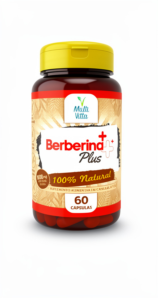 Berberina + Plus - 60 cap. de 1600 mg.