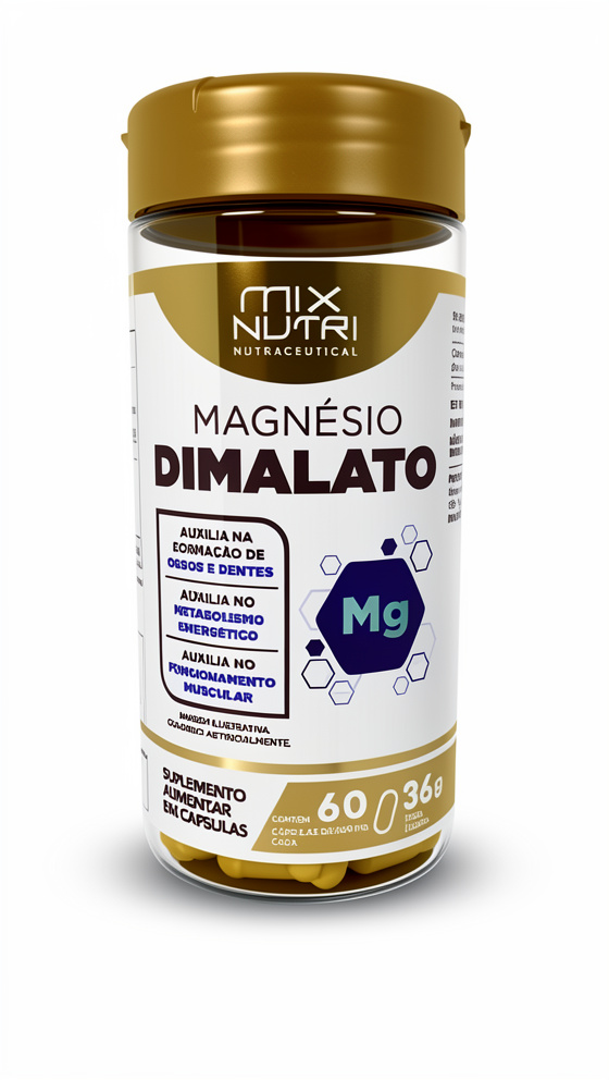 Dimalato de Magnesio - 60 cap.