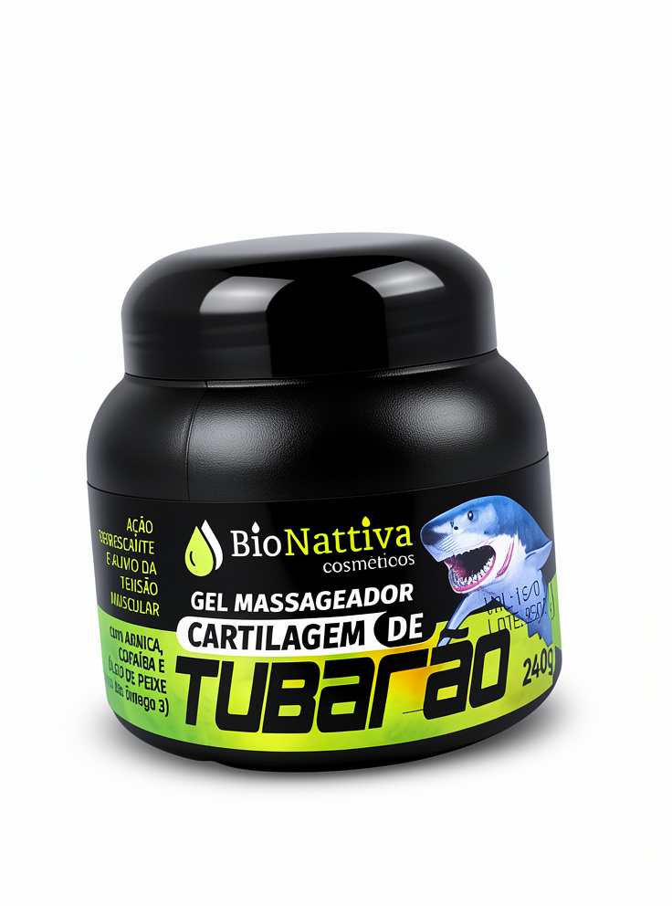 Gel Masajeador - Cartílago de Tiburón - 240 gr.