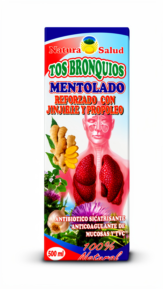 Jarabes de Tos bronquios Mentolado - 500ml (Peruanos)