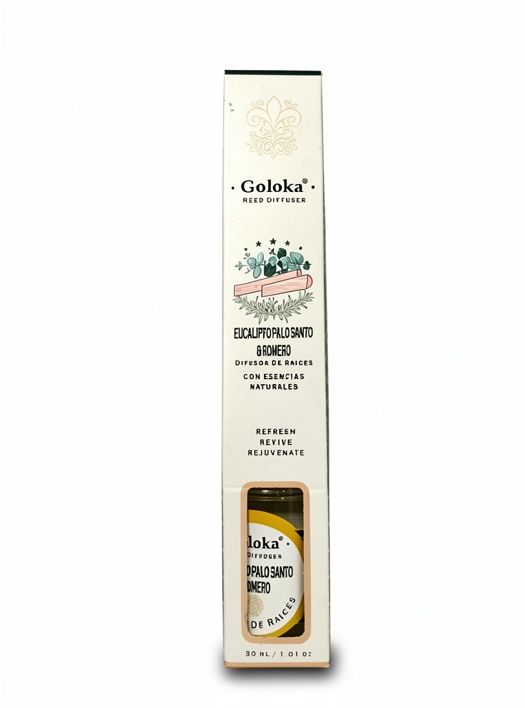 Difusor de Raíces Goloka - Eucalipto, Palo Santo y Romero